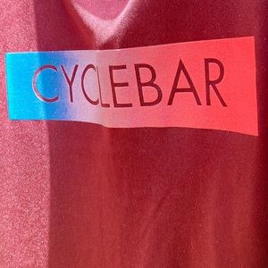 CycleBar Maroon Ombré Logo Mesh Back Tank Top by Augusta Sportswear NWT